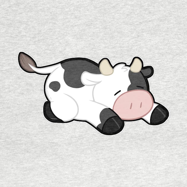 Sleepy Cow by MissOstrich